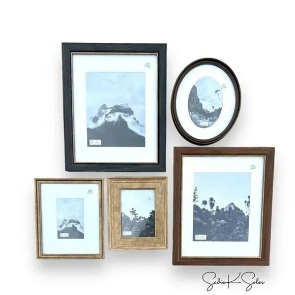 Threshold Studio McGee Set of 5 Real Wood Gallery Frames - Target Fall 2024 - Picture 6 of 7